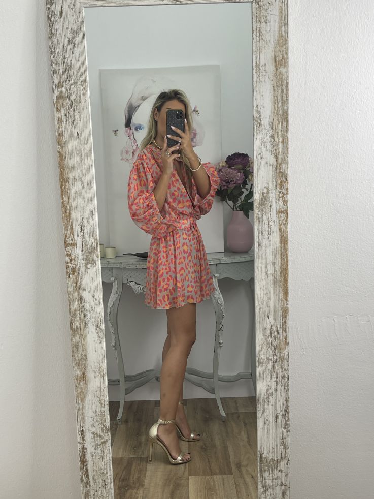 Conjunto camisa y short animal print