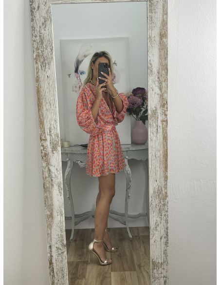 Conjunto camisa y short animal print