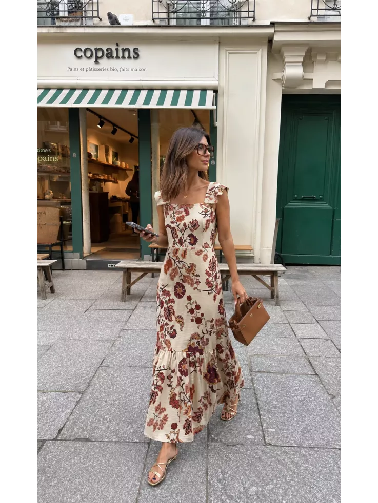 Vestido Holly teja