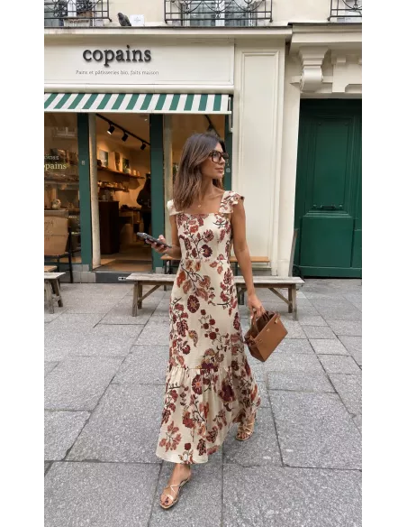Vestido Holly teja