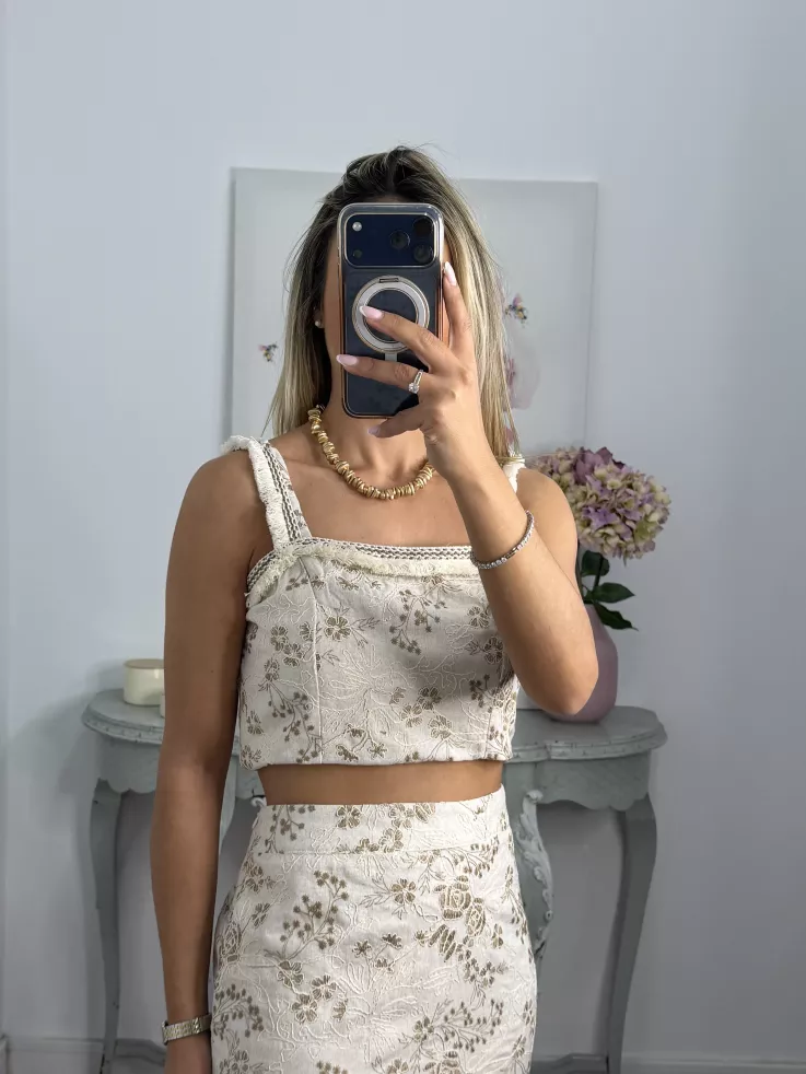 Conjunto Laya bordado