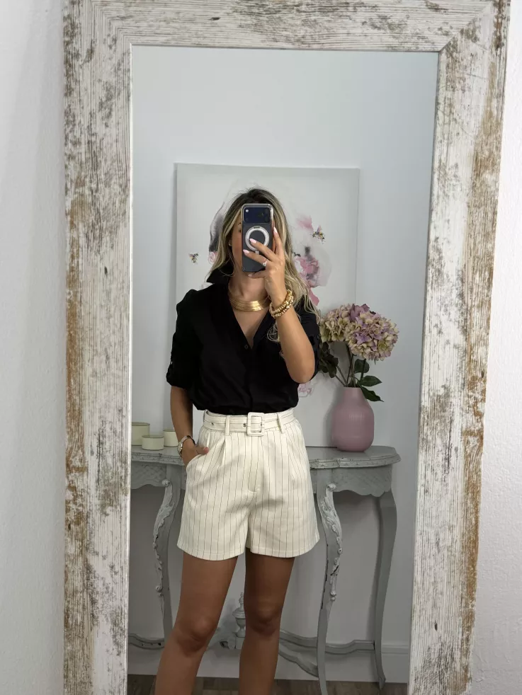 Camisa Selena negra