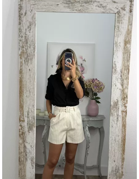 Camisa Selena negra