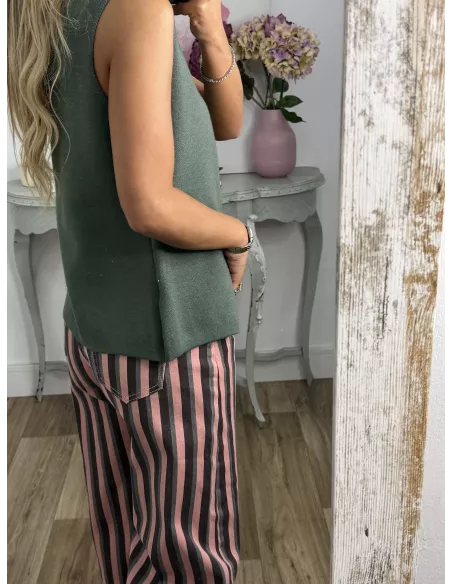 Chaleco Fina verde