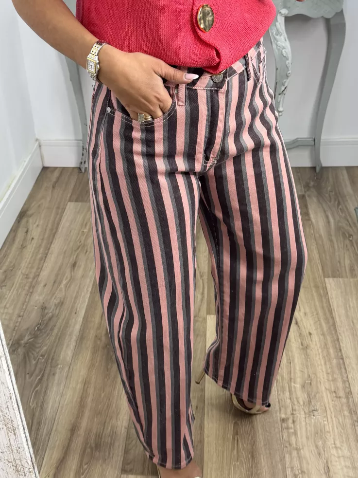 Jeans Ballon de rayas