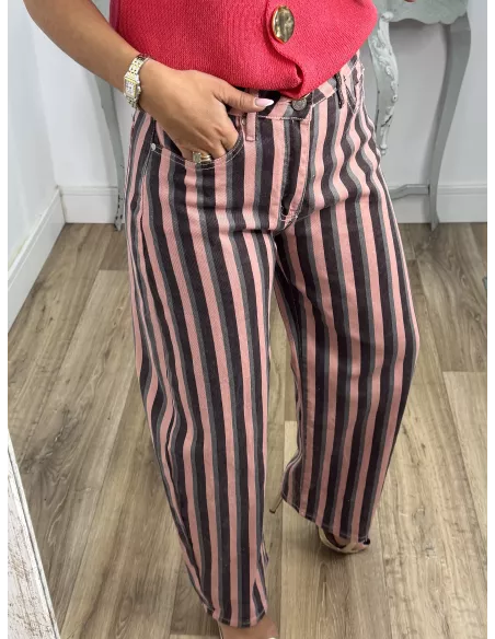 Jeans Ballon de rayas