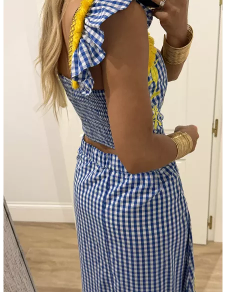 Conjunto Marcela con bordados