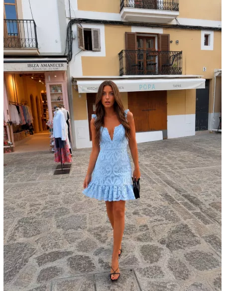 Vestido Marianela celeste