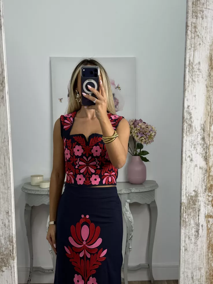 Conjunto Montijo azul marino