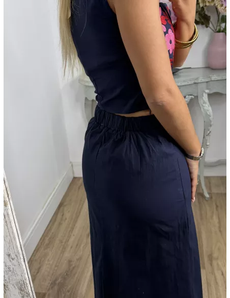 Conjunto Montijo azul marino