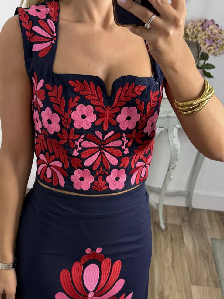 Conjunto Montijo azul marino