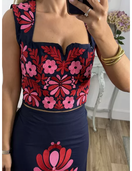 Conjunto Montijo azul marino