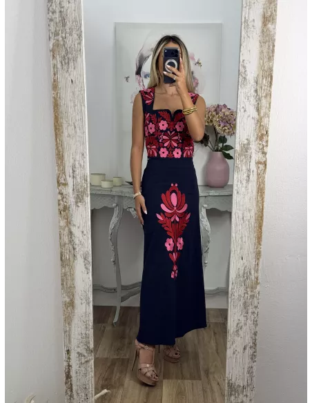 Conjunto Montijo azul marino