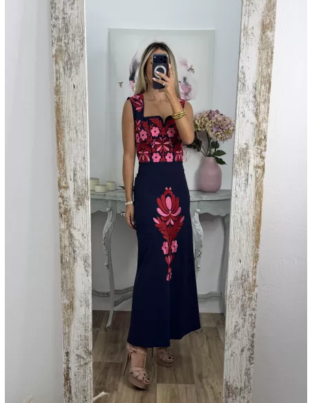 Conjunto Montijo azul marino