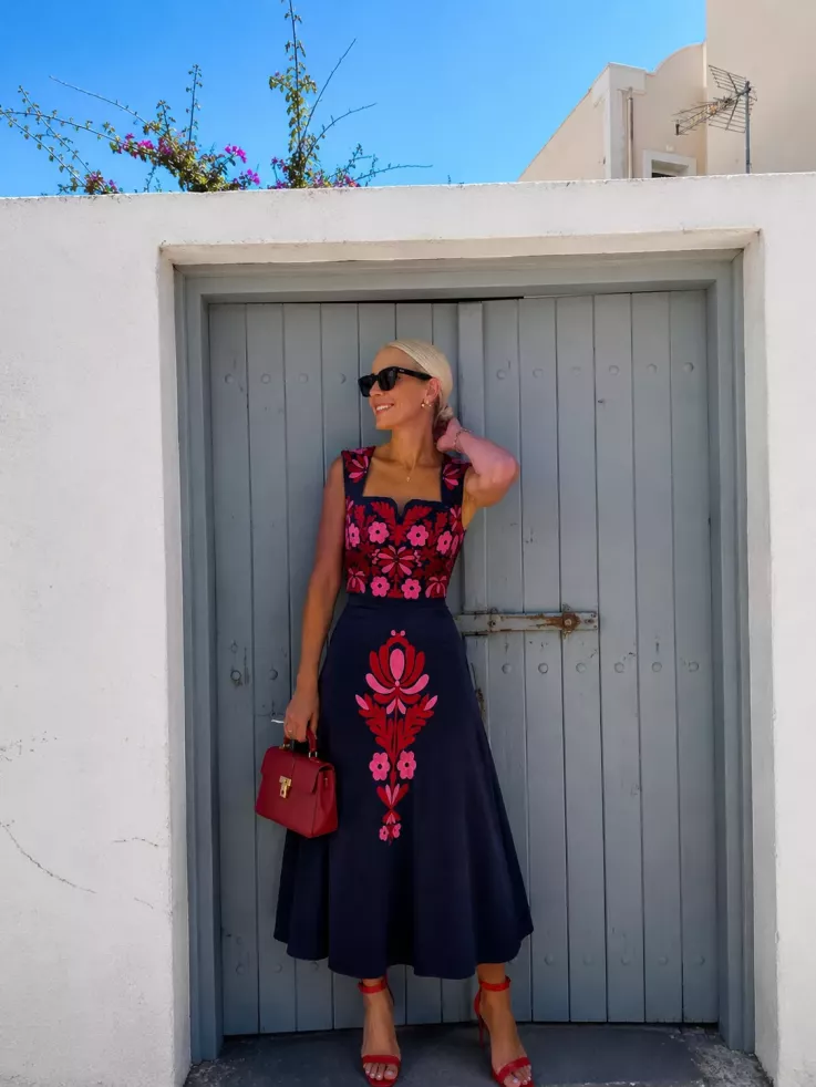 Conjunto Montijo azul marino