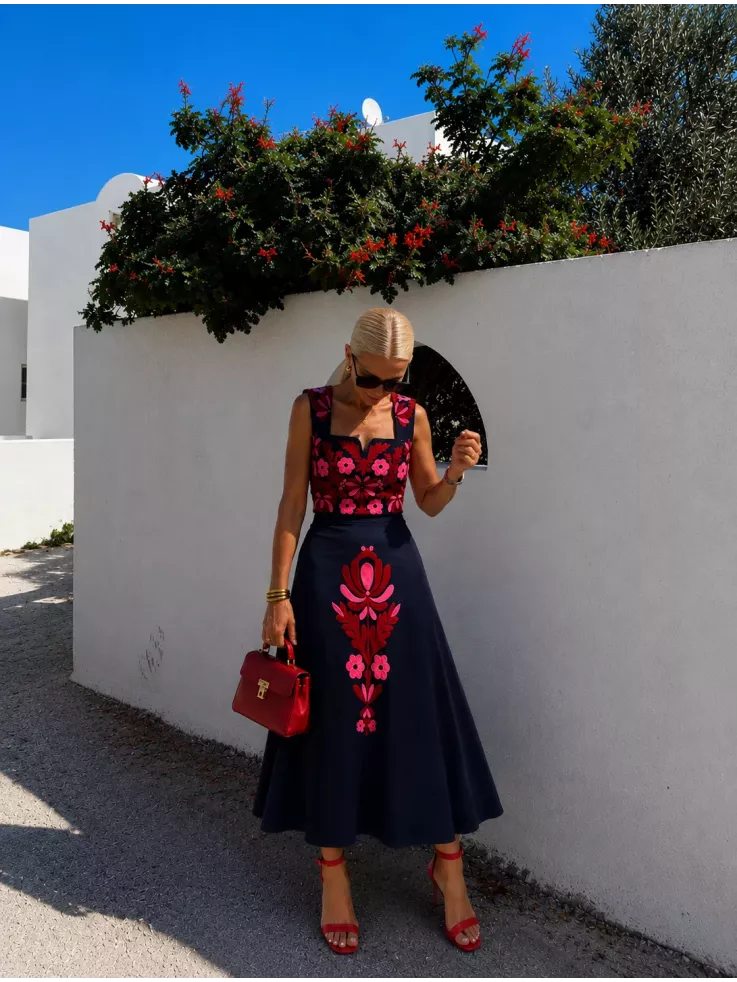 Conjunto Montijo azul marino