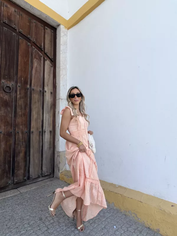 Vestido Carrascal melocotón