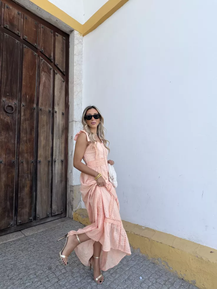 Vestido Carrascal melocotón