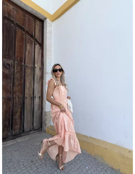 Vestido Carrascal melocotón