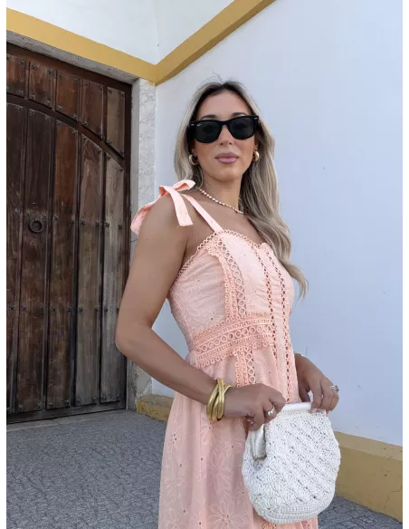 Vestido Carrascal melocotón