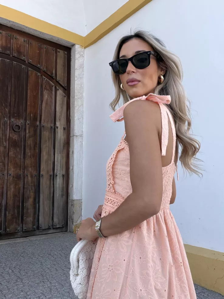 Vestido Carrascal melocotón