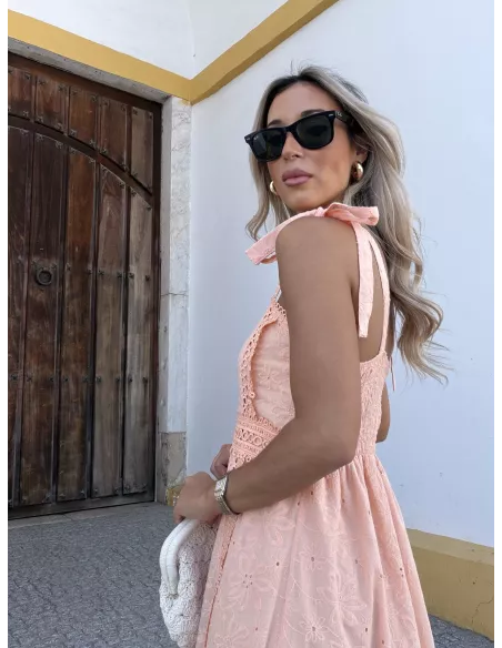 Vestido Carrascal melocotón