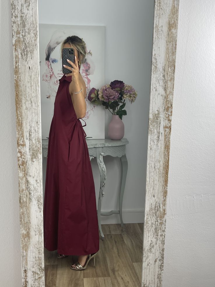 Vestido Jely burdeos