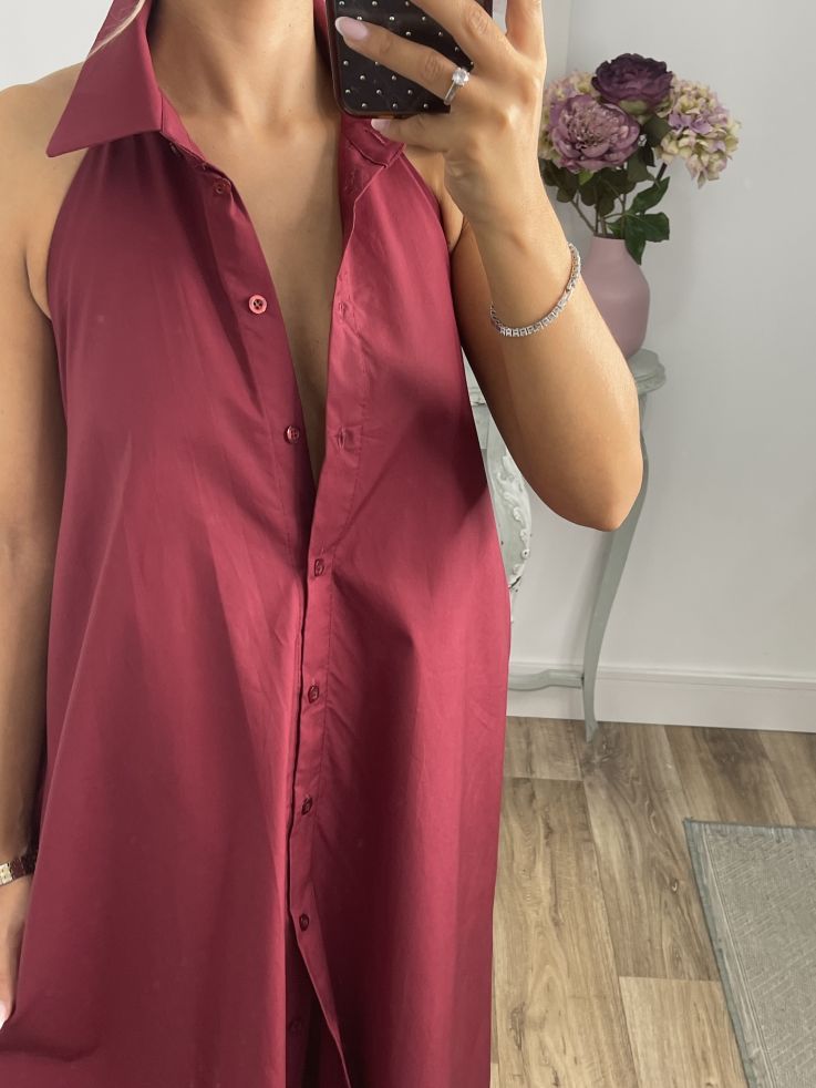 Vestido Jely burdeos