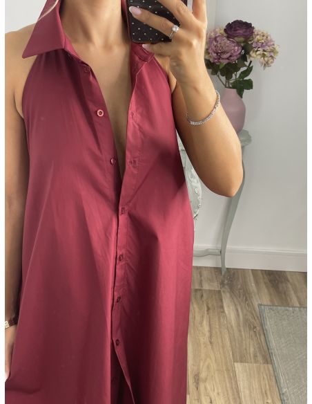 Vestido Jely burdeos