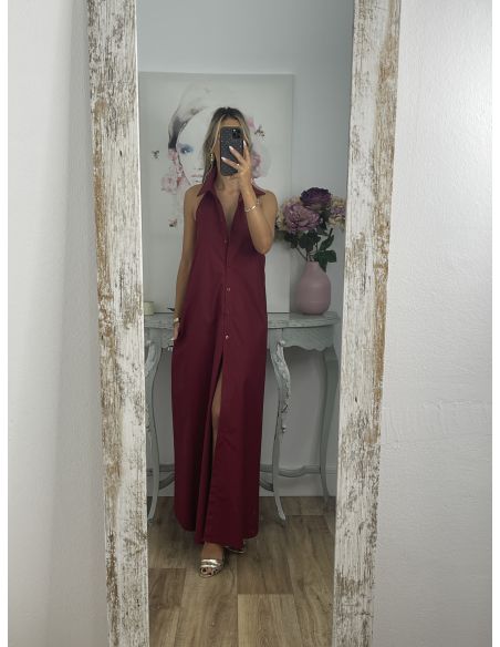 Vestido Jely burdeos