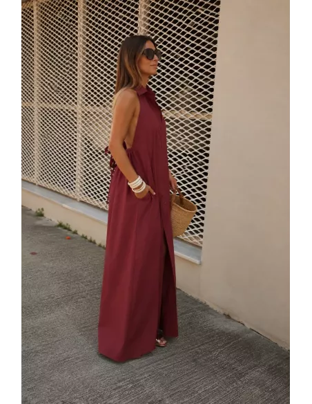Vestido Jely burdeos