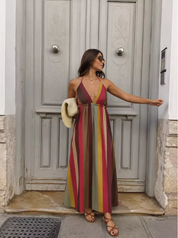 Vestido Dueñas de rayas