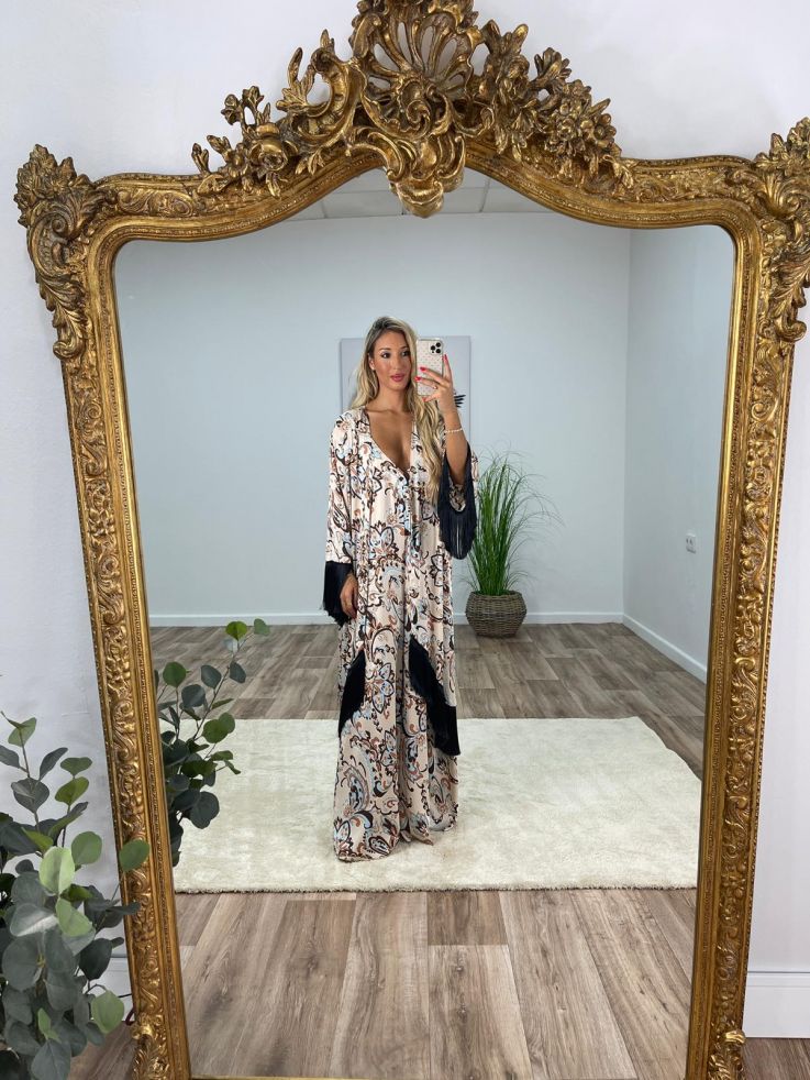 Kimono Laren con flecos