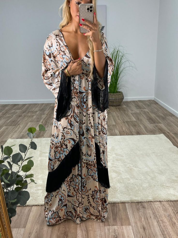 Kimono Laren con flecos