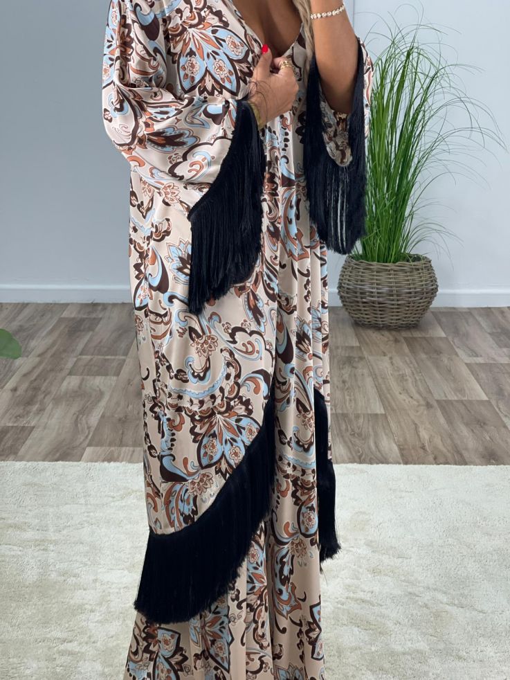 Kimono Laren con flecos