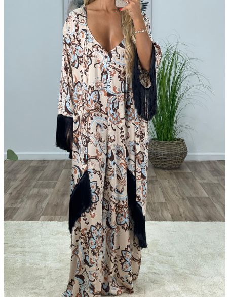 Kimono Laren con flecos
