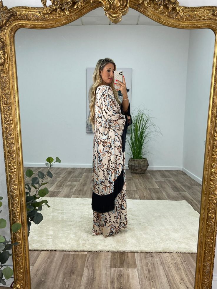 Kimono Laren con flecos