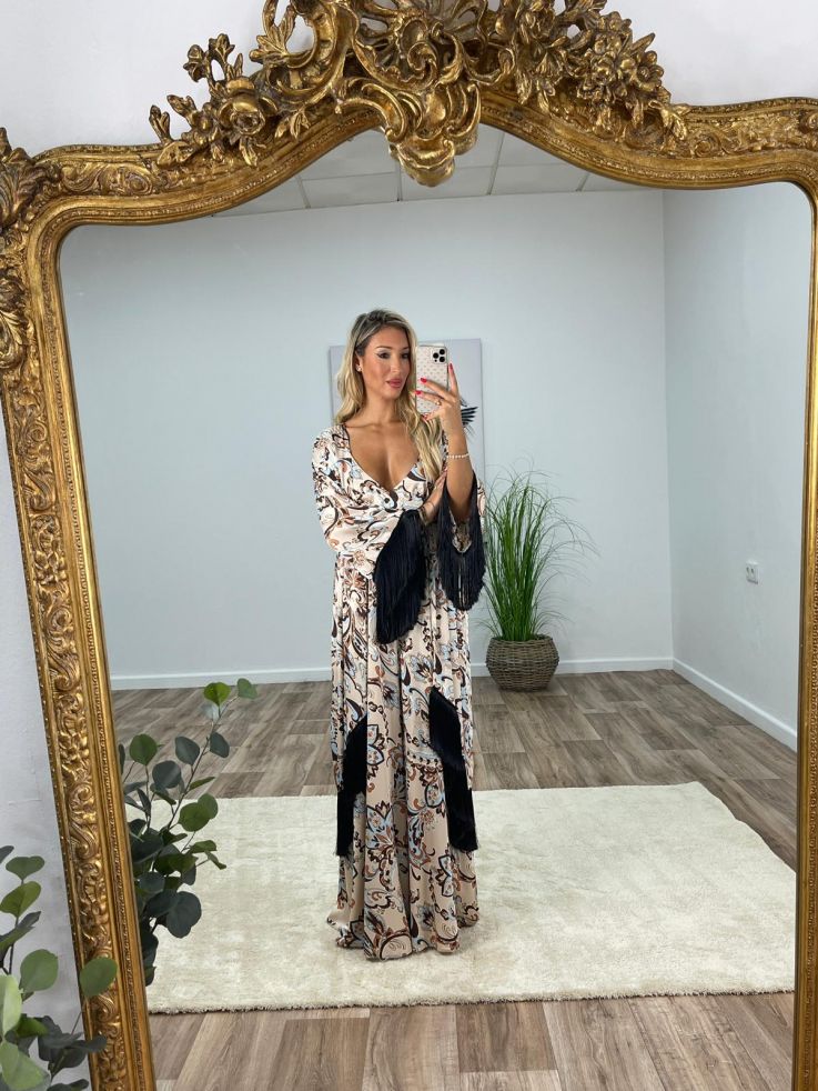 Kimono Laren con flecos