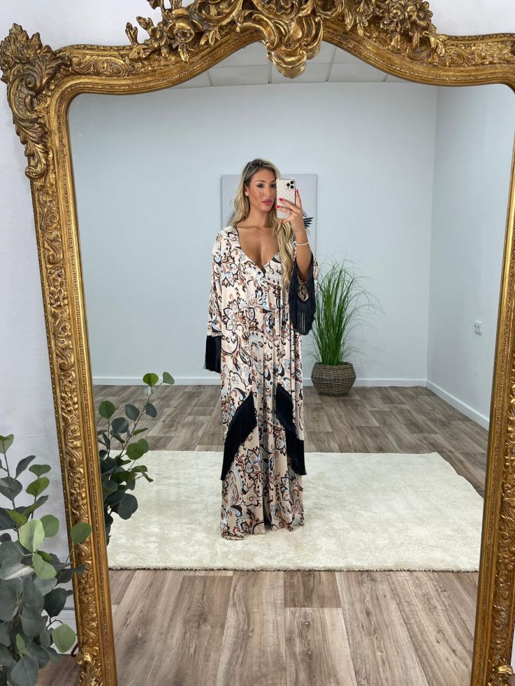 Kimono Laren con flecos