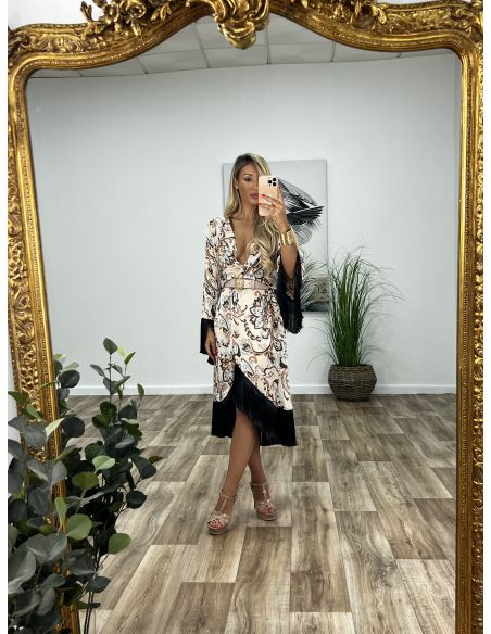 Kimono Laren con flecos