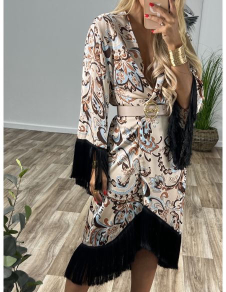 Kimono Laren con flecos