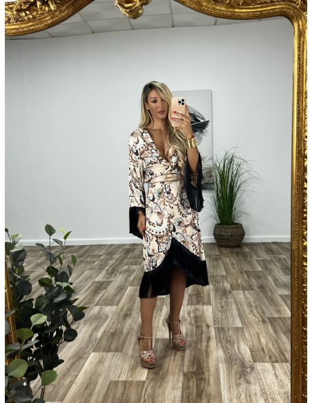 Kimono Laren con flecos