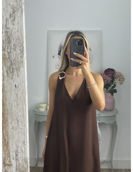 Vestido Mrivent cocholate