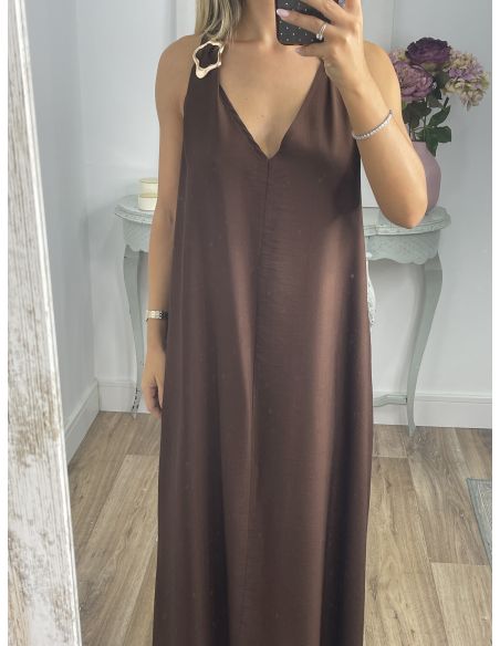 Vestido Mrivent cocholate