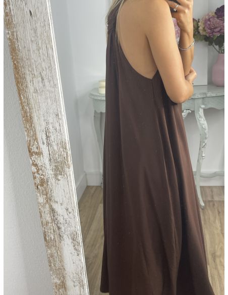 Vestido Mrivent cocholate