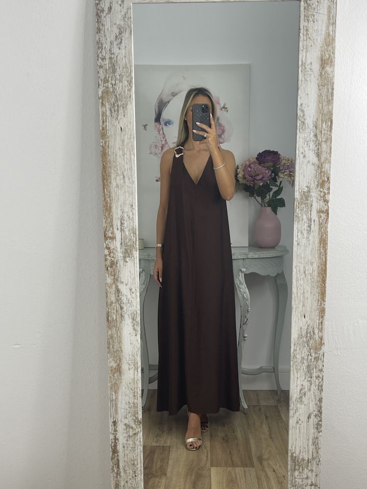 Vestido Mrivent cocholate