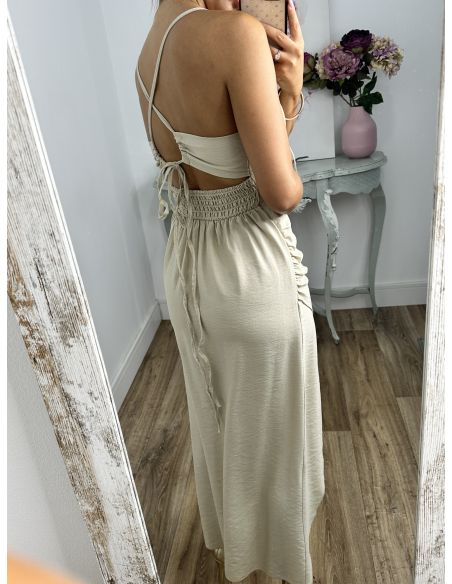 Vestido Maly beige