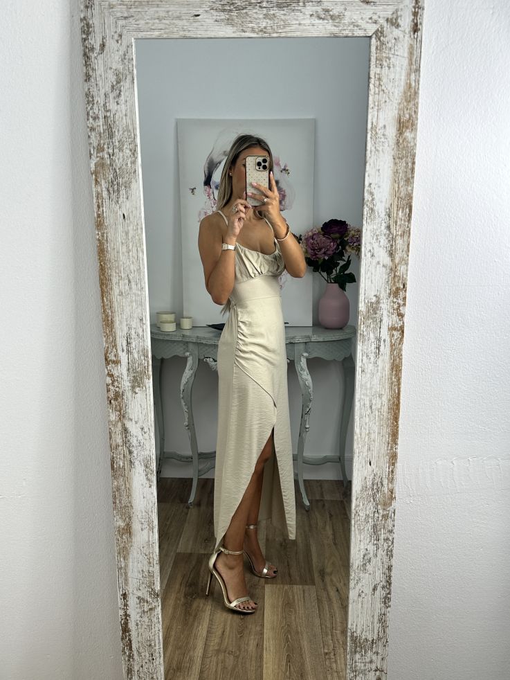Vestido Maly beige
