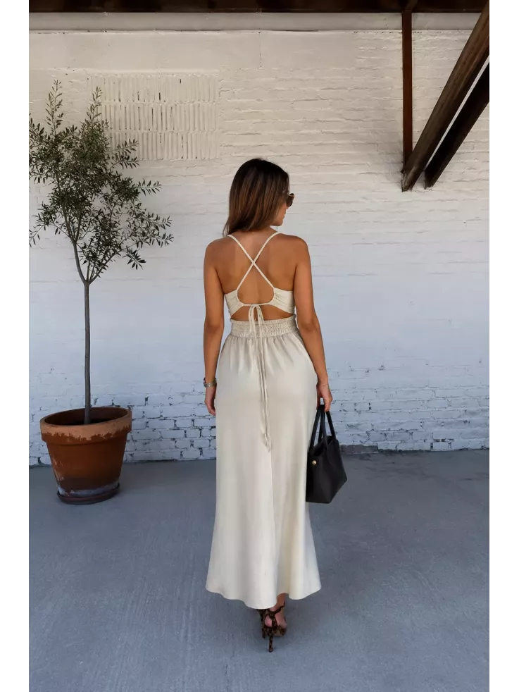 Vestido Maly beige