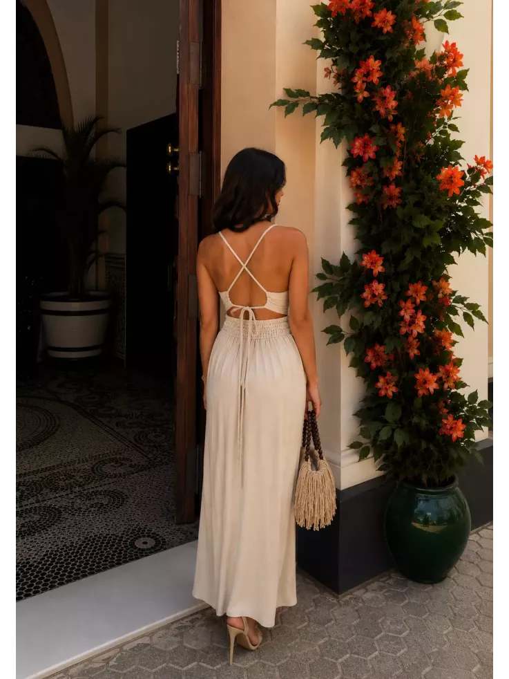 Vestido Maly beige
